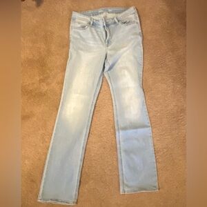 Women’s Old Navy Size 12 Long Mid-Rise Wow Boot Cut Jeans